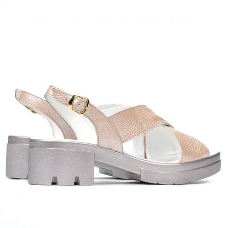 Damen Sandalen 5052 Puder Perlglanz