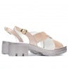 Damen Sandalen 5052 Puder Perlglanz