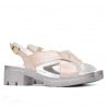 Damen Sandalen 5052 Puder Perlglanz