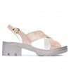 Damen Sandalen 5052 Puder Perlglanz