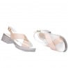 Damen Sandalen 5052 Puder Perlglanz