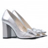 Damen Sandalen 1271 satin silber
