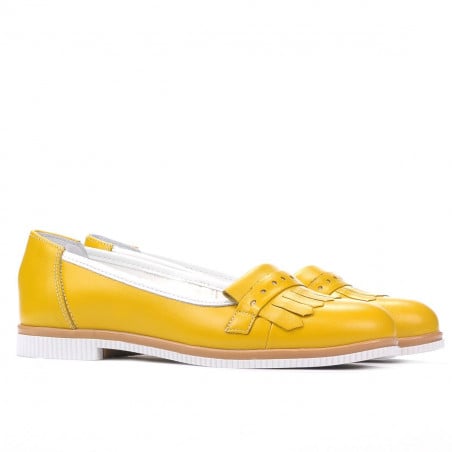 Damen Casual-Schuhe 699 gelb kombiniert