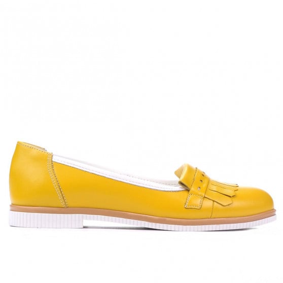 Damen Casual-Schuhe 699 gelb kombiniert