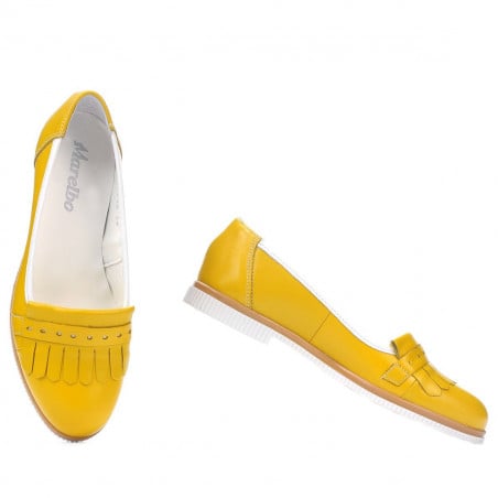 Damen Casual-Schuhe 699 gelb kombiniert