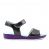 Kindersandalen 532 Perlmutt-Lila