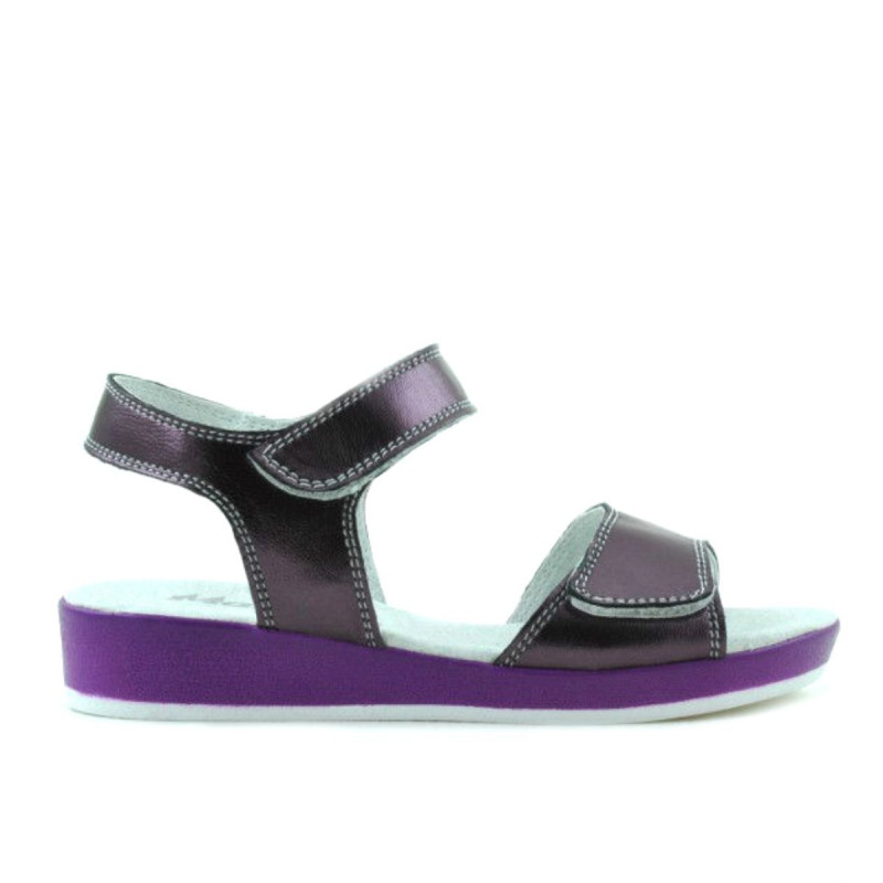 Kindersandalen 532 Perlmutt-Lila