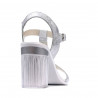 Damen Sandalen 5055 silber perlmuttfarben