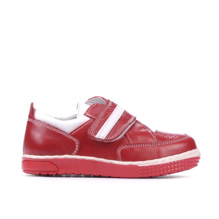 Kleinkinderschuhe 64c rot+weiß