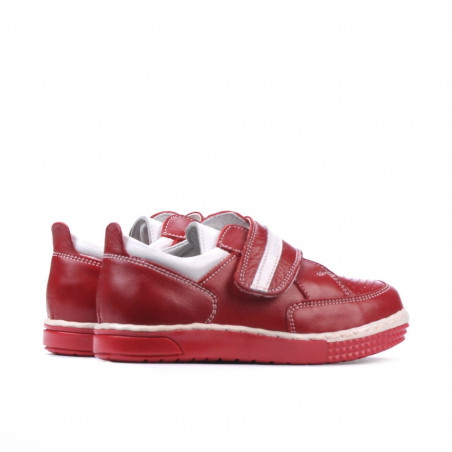 Kleinkinderschuhe 64c rot+weiß