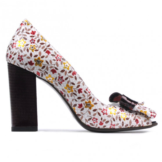 Damen Sandalen 1271 weinrot floral mehrfarbig Damen Sandalen 1271 weinrot floral mehrfarbig