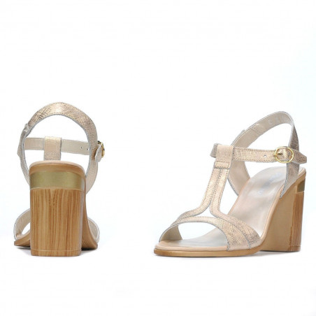 Damen-Sandalen 5055 goldfarben