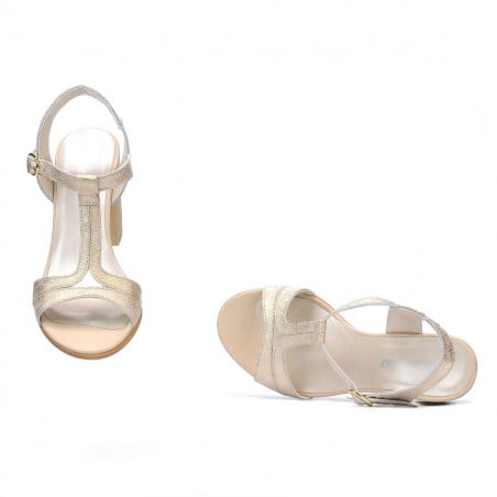 Damen-Sandalen 5055 goldfarben