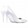Elegante Damenschuhe 1246 Perlmuttweiß