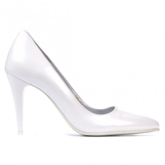 Elegante Damenschuhe 1246 Perlmuttweiß Elegante Damenschuhe 1246 Perlmuttweiß