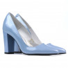 Damen elegante Schuhe 1261 Lack Blau