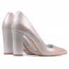 Damen elegante Schuhe 1261 Karamellperle