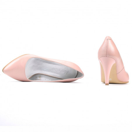 Damen elegante Schuhe 1234 Puder Perlmutt