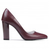 Elegante Damenschuhe 1261 Bordeaux-Perlmutt