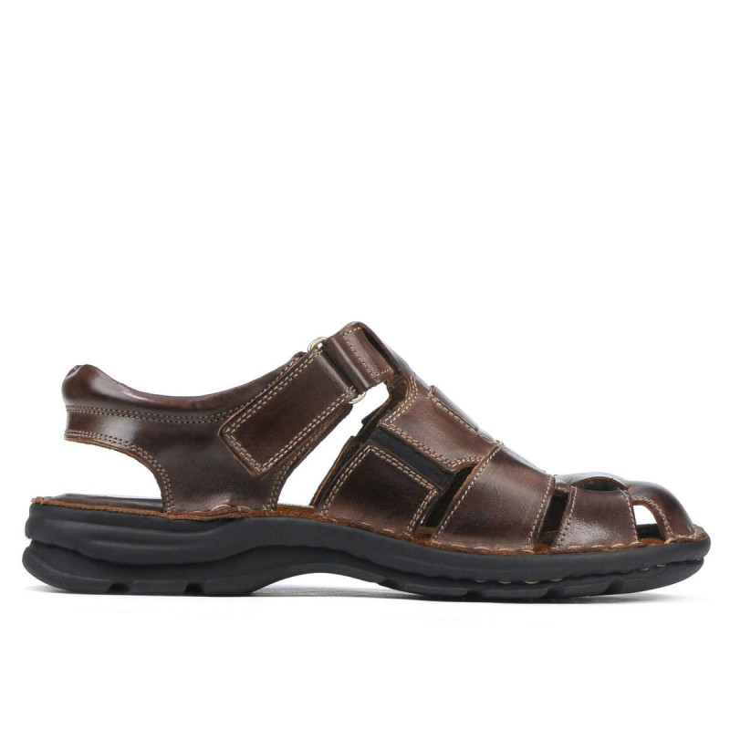 Herrensandalen 343 Tuxon Braun