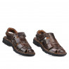Herrensandalen 343 Tuxon Braun