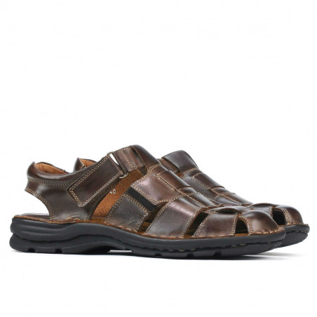 Herrensandalen 343 Tuxon Braun