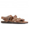 Herren Sandalen 315 Krokodil Braun