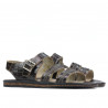 Herren-Sandalen 315 Croco Kaffee