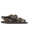Herren-Sandalen 315 Croco Kaffee