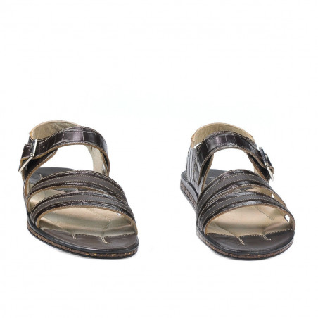 Herren-Sandalen 315 Croco Kaffee