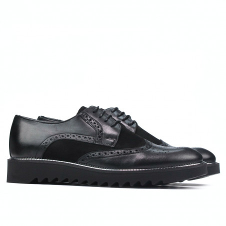 Herren Freizeitschuhe 831 schwarz kombiniert