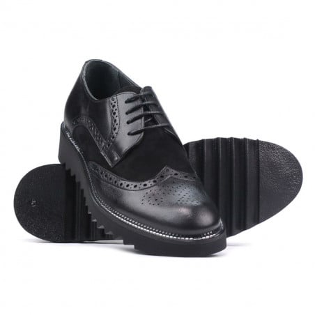 Herren Freizeitschuhe 831 schwarz kombiniert