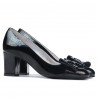 Elegante Damenschuhe 1265-1 in schwarzem Lack