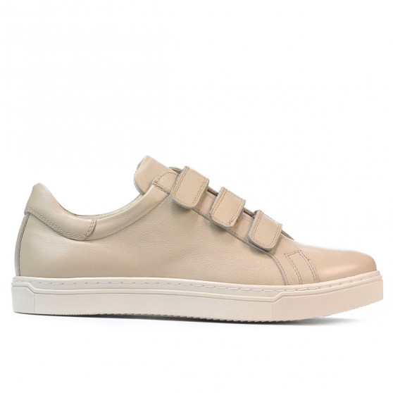 Herrensportschuhe 893sc beige Klettverschluss Herrensportschuhe 893sc beige Klettverschluss