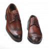 Elegante Herrenschuhe 892 in Cognac