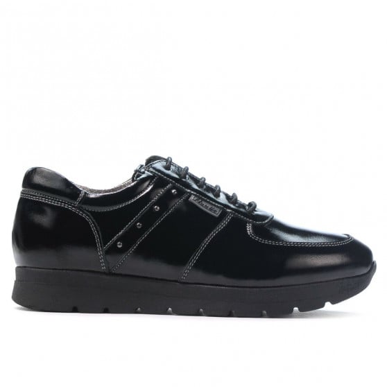 Damensportschuhe 6003 schwarzer Lack Damensportschuhe 6003 schwarzer Lack