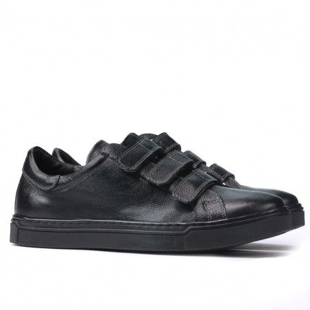 Herren Sportschuhe 893sc schwarz Klettverschluss
