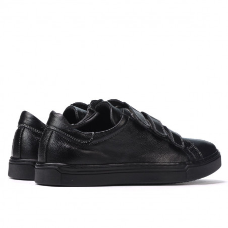 Herren Sportschuhe 893sc schwarz Klettverschluss