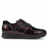 Damen-Sportschuhe 6003 Lack Bordeaux kombiniert