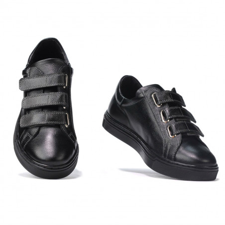 Herren Sportschuhe 893sc schwarz Klettverschluss