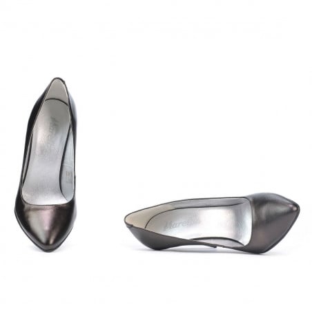 Elegante Damenschuhe 1241 Perlmuttbraun
