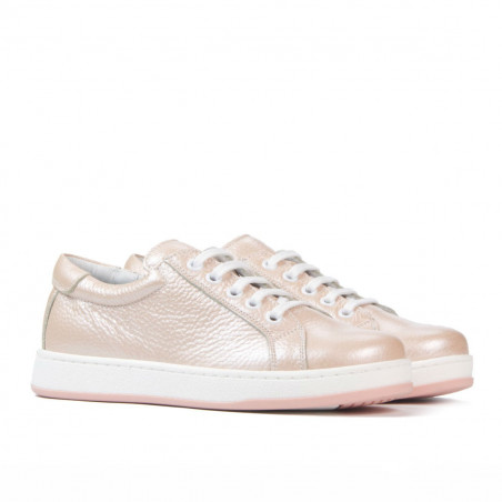 Kinderhalbschuhe 167 Perlmutt-Puder