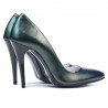 Elegante Damenschuhe 1241 Perlmuttgrün