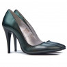 Elegante Damenschuhe 1241 Perlmuttgrün