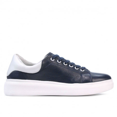 Damensportschuhe 6008 Indigo+Weiß