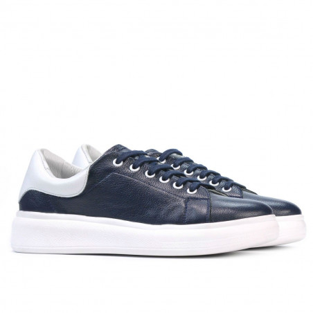 Damensportschuhe 6008 Indigo+Weiß