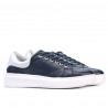 Damensportschuhe 6008 Indigo+Weiß