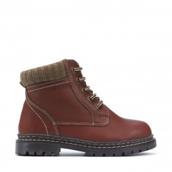 Kleine Kinderschuhe 29c Cognac