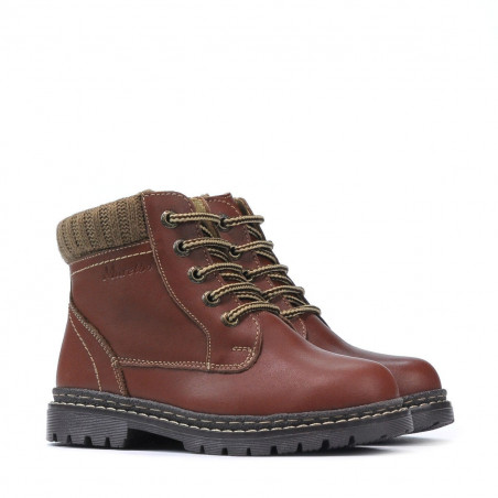Kleine Kinderschuhe 29c Cognac