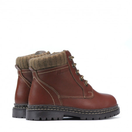 Kleine Kinderschuhe 29c Cognac